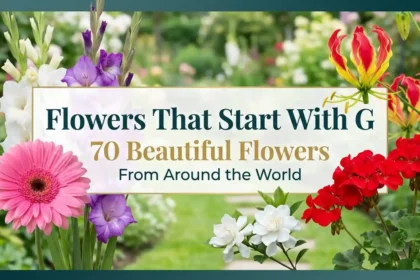 70 Beautiful Flowers That Start With G From Around the World
