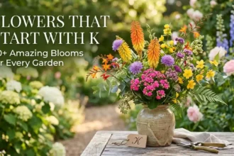 Kalmia flowers blooming in a spring garden