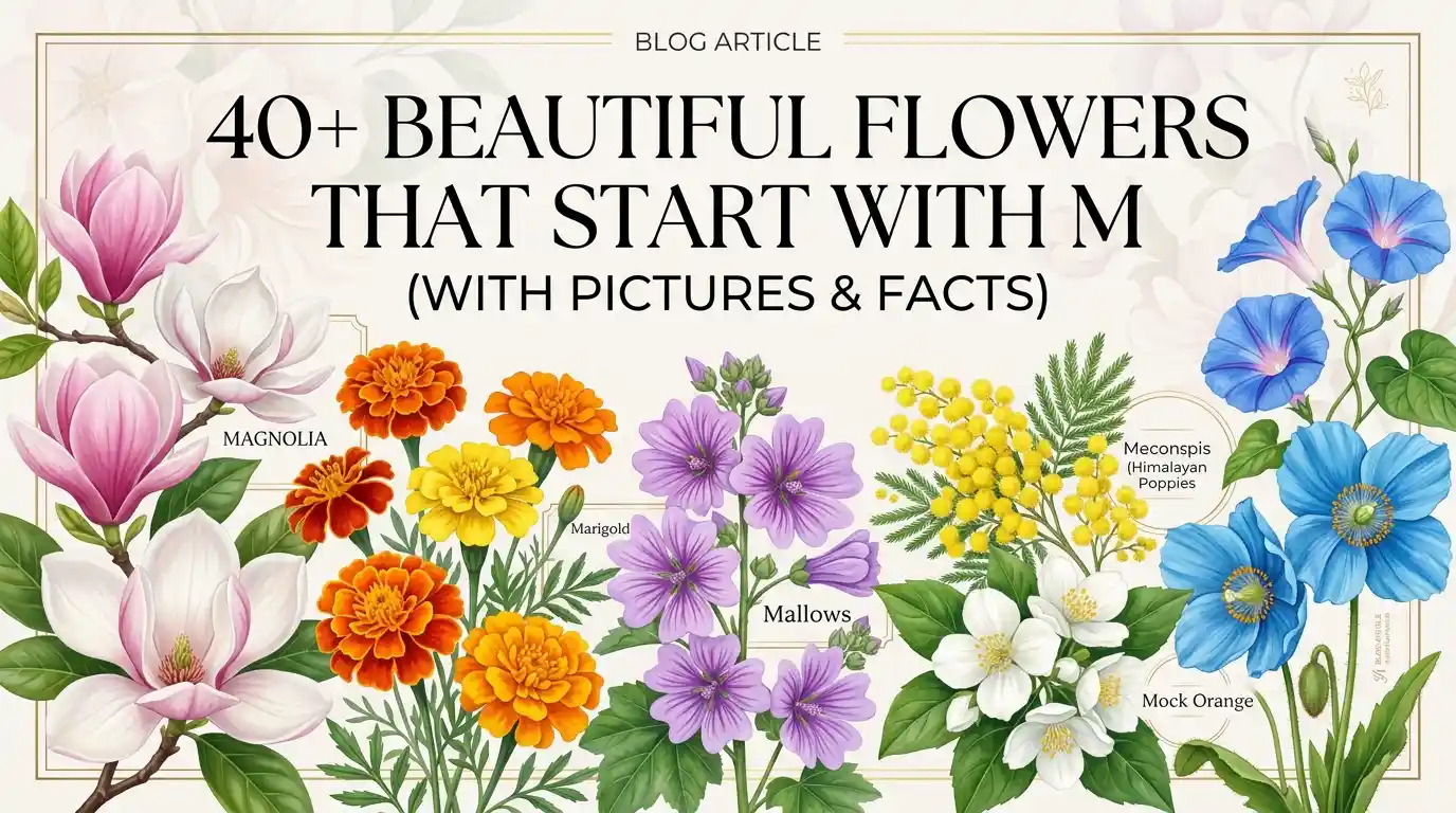 40+ beautiful flowers that start with M with pictures and facts