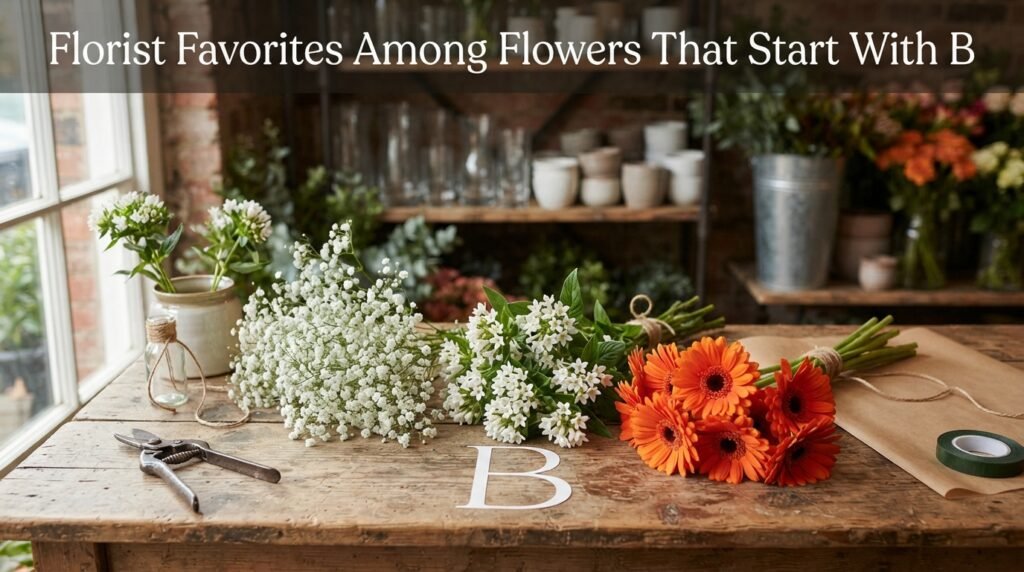 Florist Favorites Among Flowers That Start With B