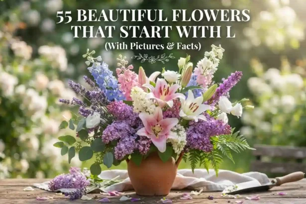 Collection of beautiful flowers that start with the letter L with pictures and interesting facts.