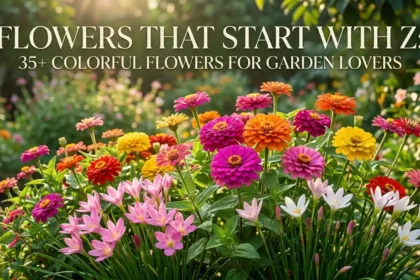Beautiful flowers that start with Z in full bloom