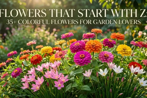 Beautiful flowers that start with Z in full bloom