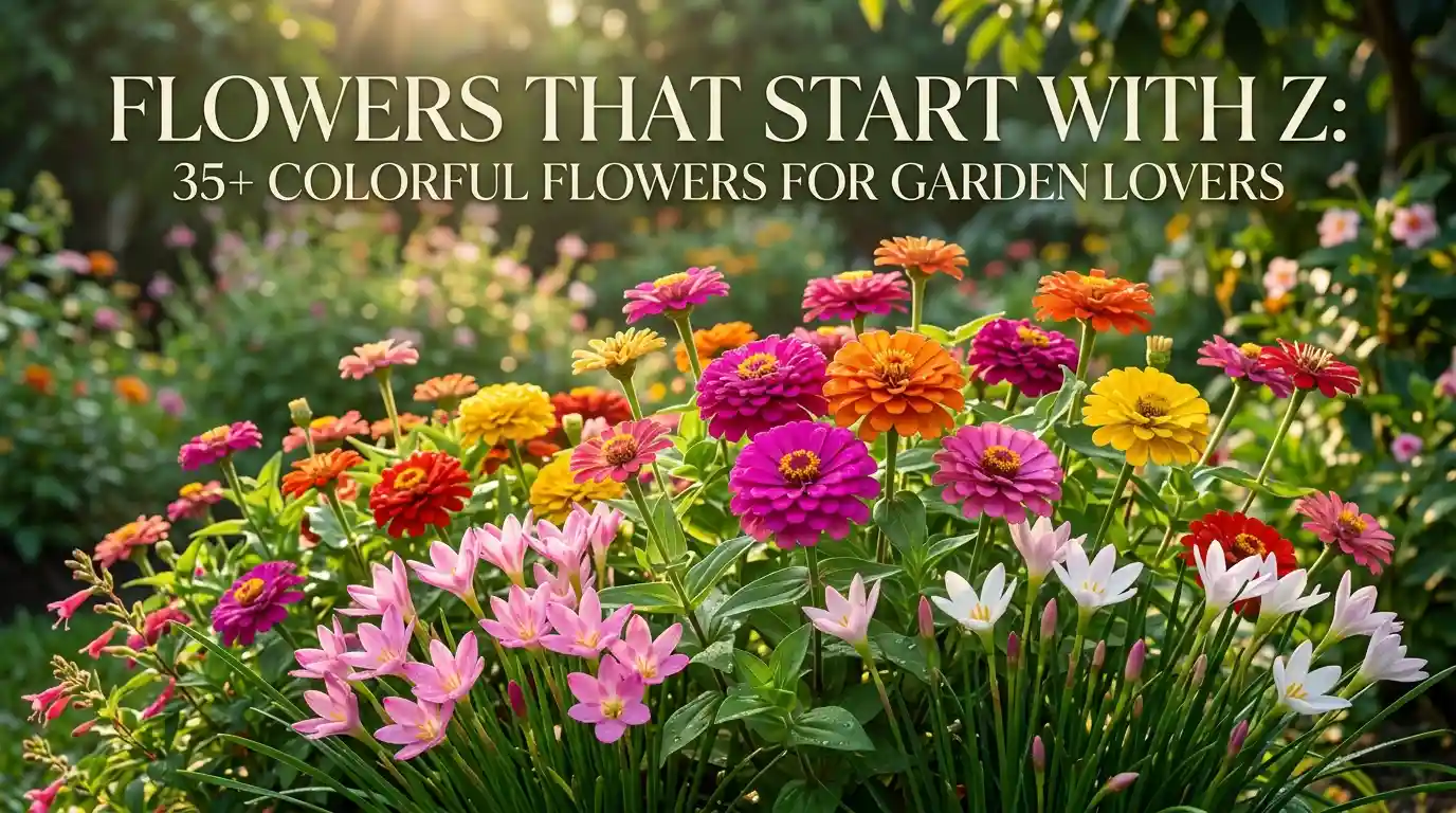 Beautiful flowers that start with Z in full bloom