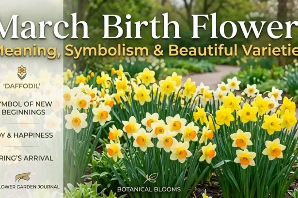 March birth flower featuring beautiful daffodil and jonquil blooms