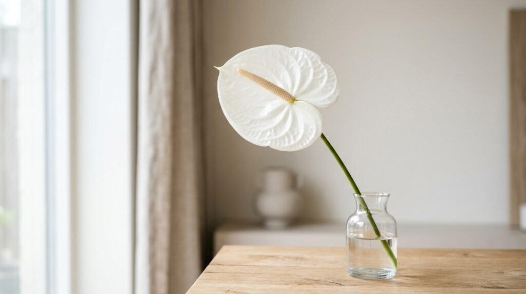 White Anthurium