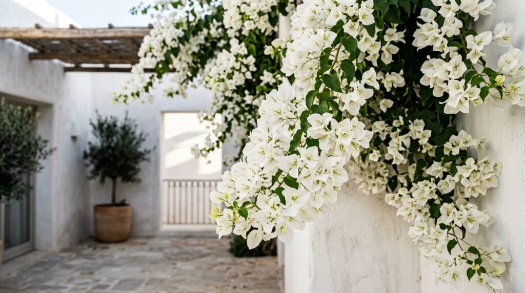 White Bougainvillea