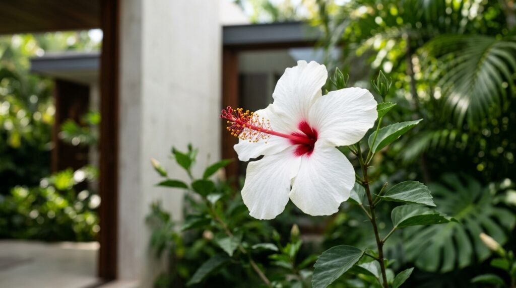 White Hibiscus