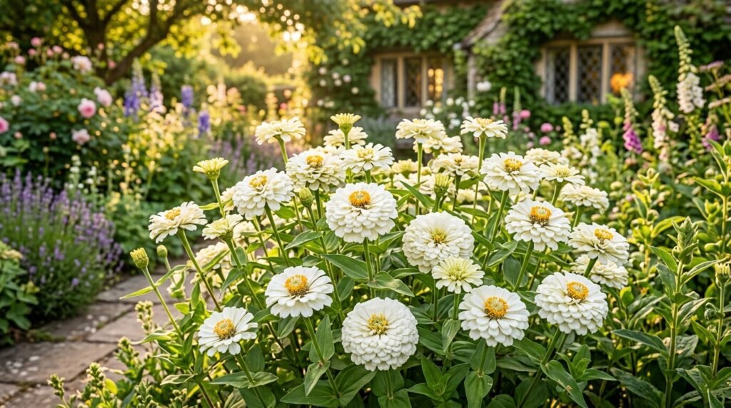 White Zinnia