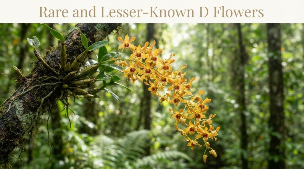 Rare and Lesser-Known D Flowers