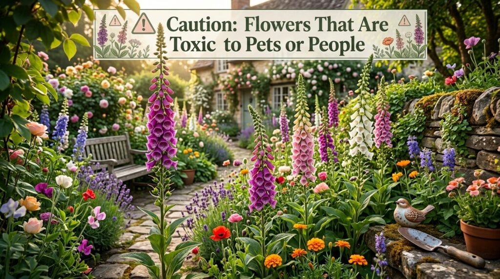 Caution: D Flowers That Are Toxic to Pets or PDigitalis