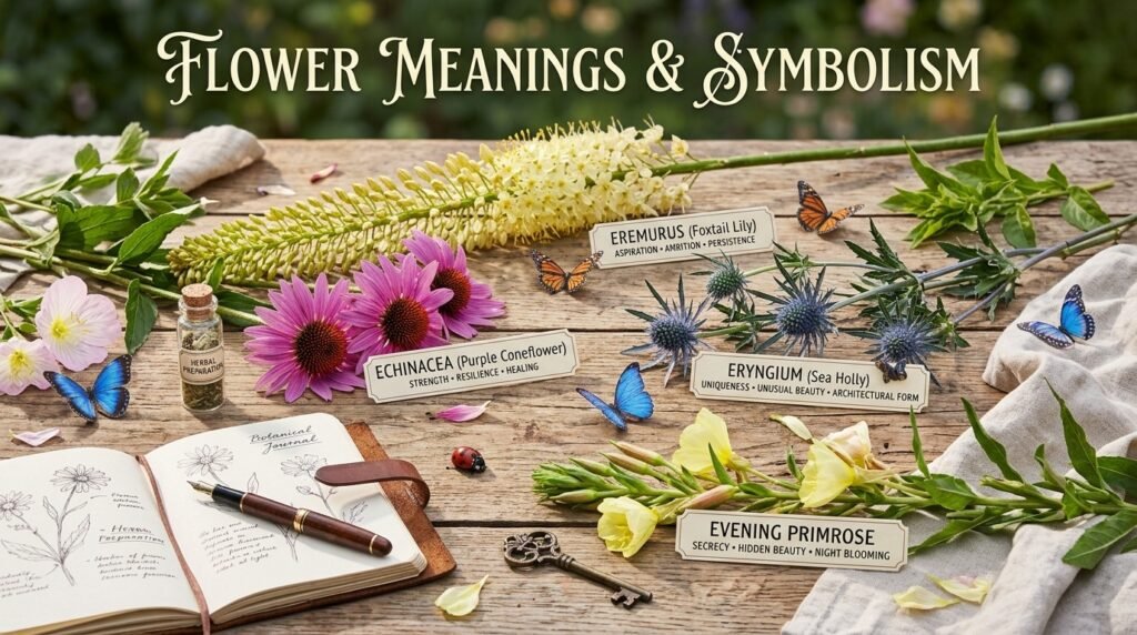 FLOWER MEANINGS & SYMBOLISM