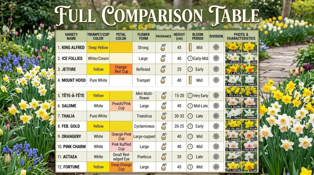 Full Comparison Table