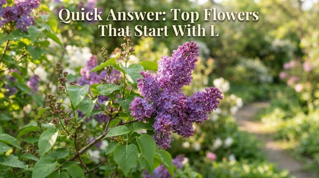 Quick Answer: Top Flowers That Start With L