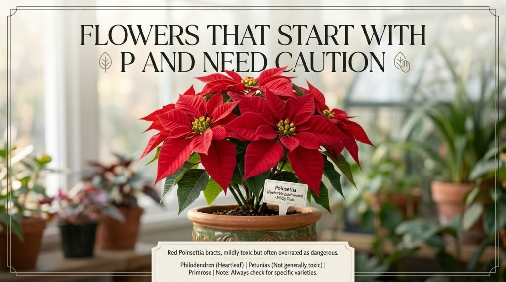 Flowers That Start With P and Need Caution