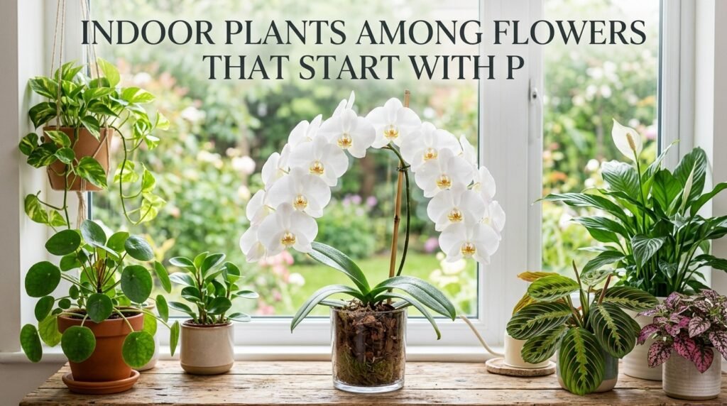 Indoor Plants Among Flowers That Start With P