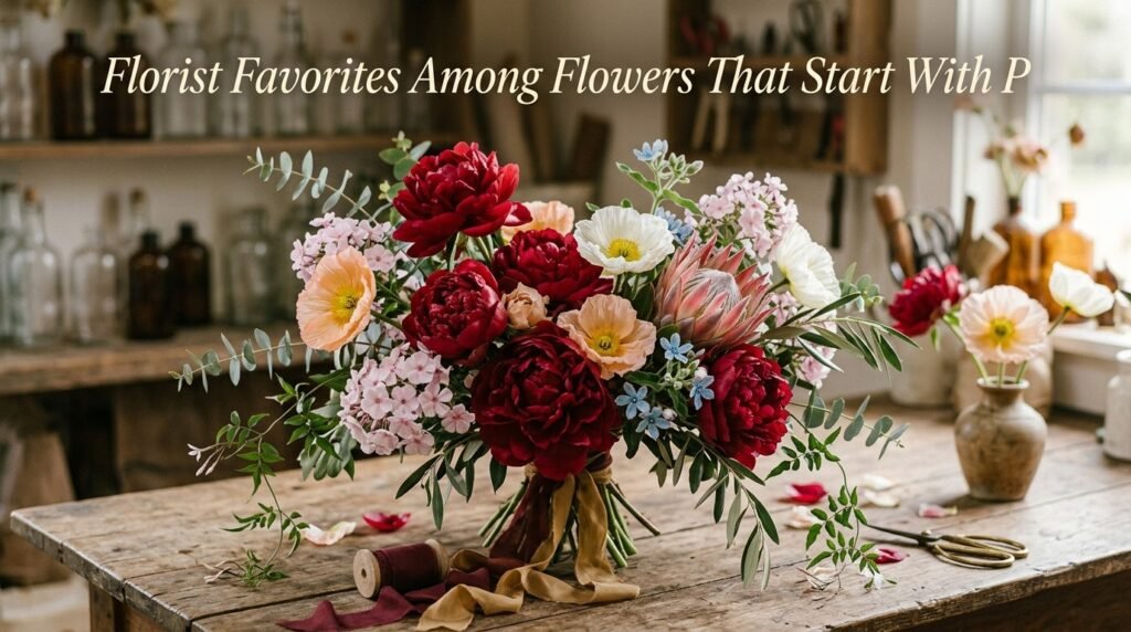 Florist Favorites Among Flowers That Start With P