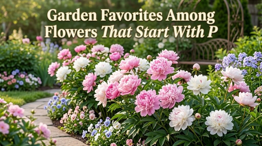 Garden Favorites Among Flowers That Start With P