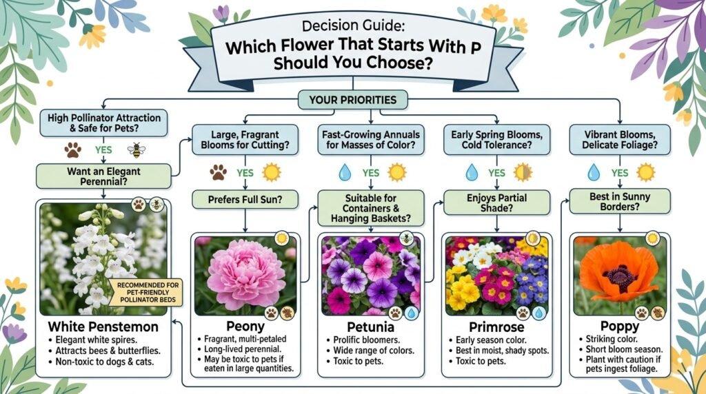 Which Flower That Starts With P Should You Choose?