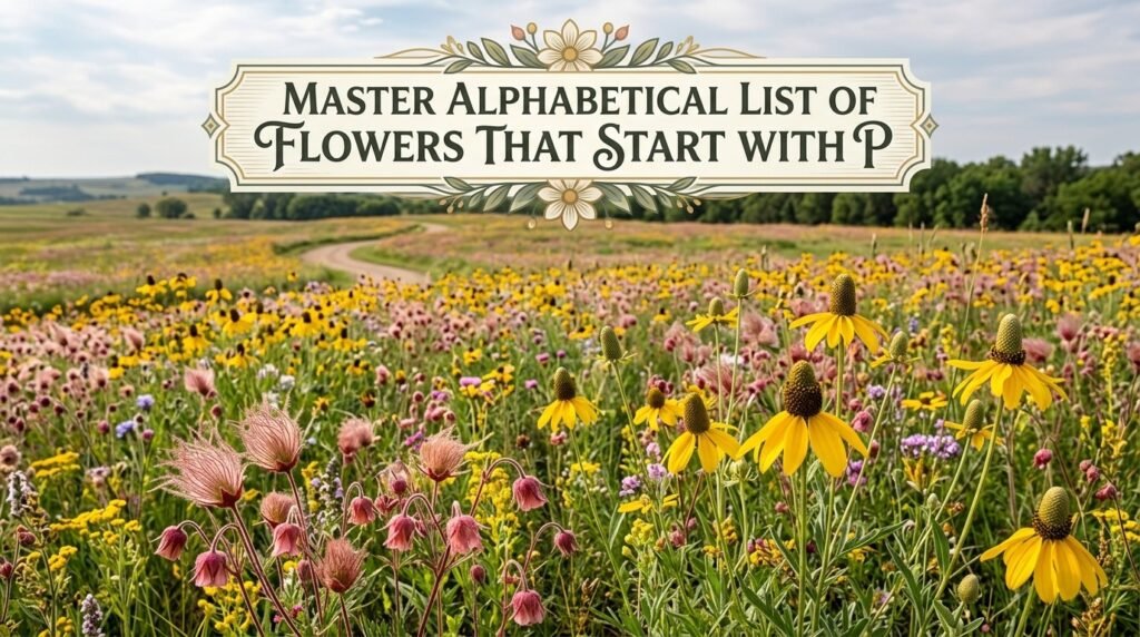 List of Flowers That Start With P