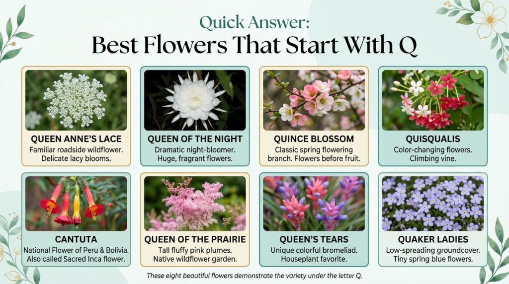 Best Flowers That Start With Q