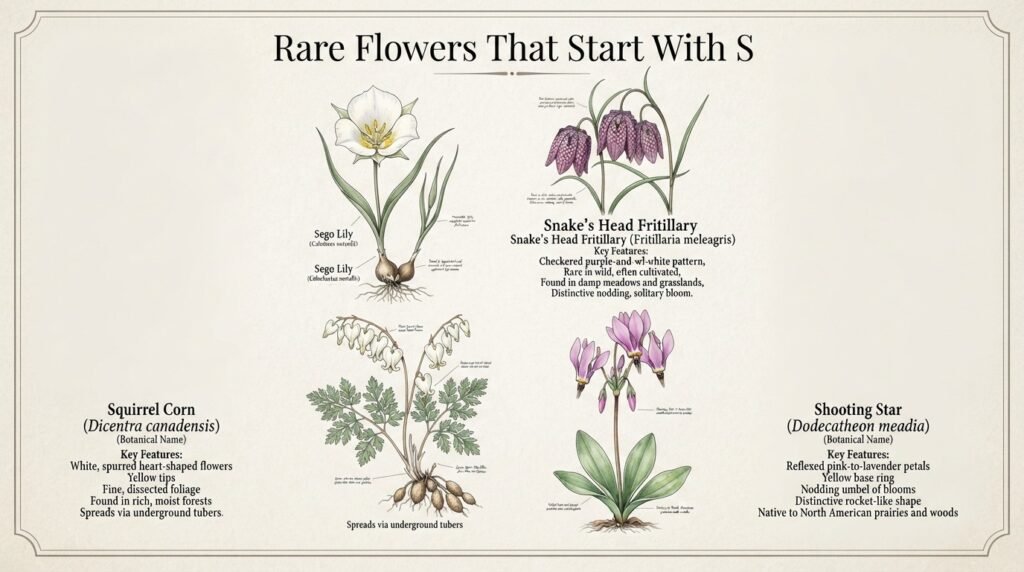 Rare Flowers That Start With S