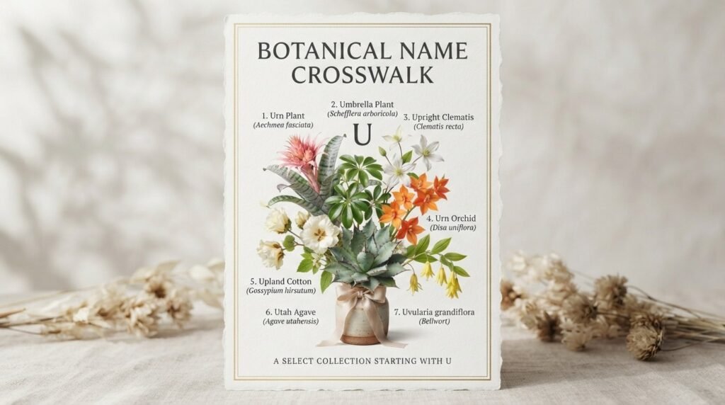 Botanical Name Crosswalk