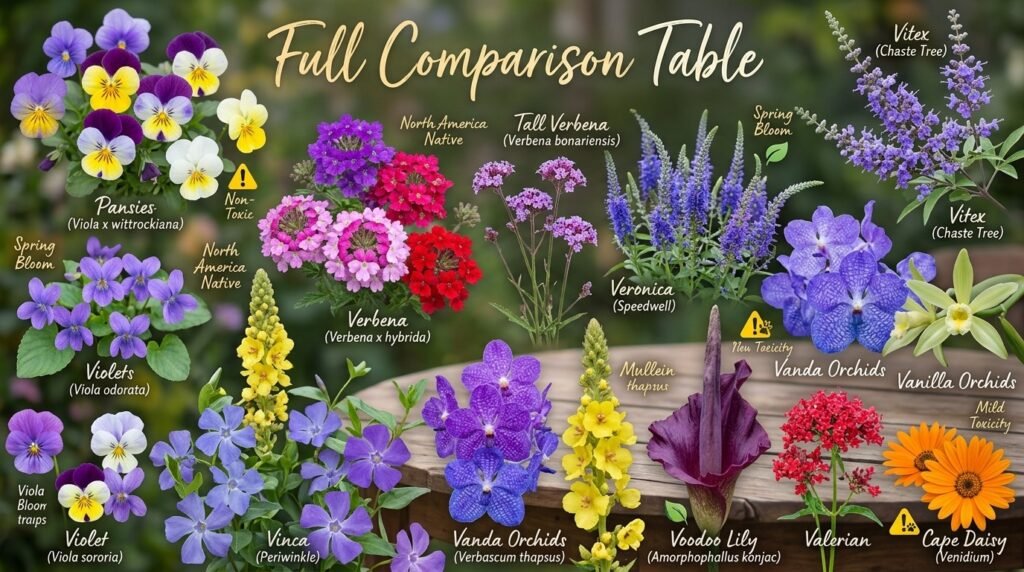 Full Comparison Table