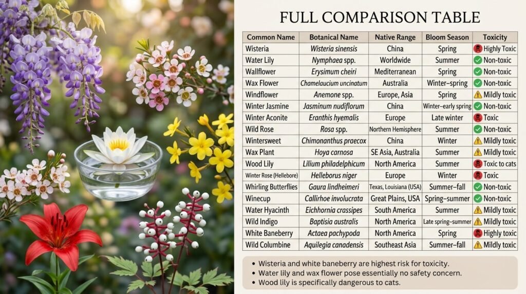Full Comparison Table