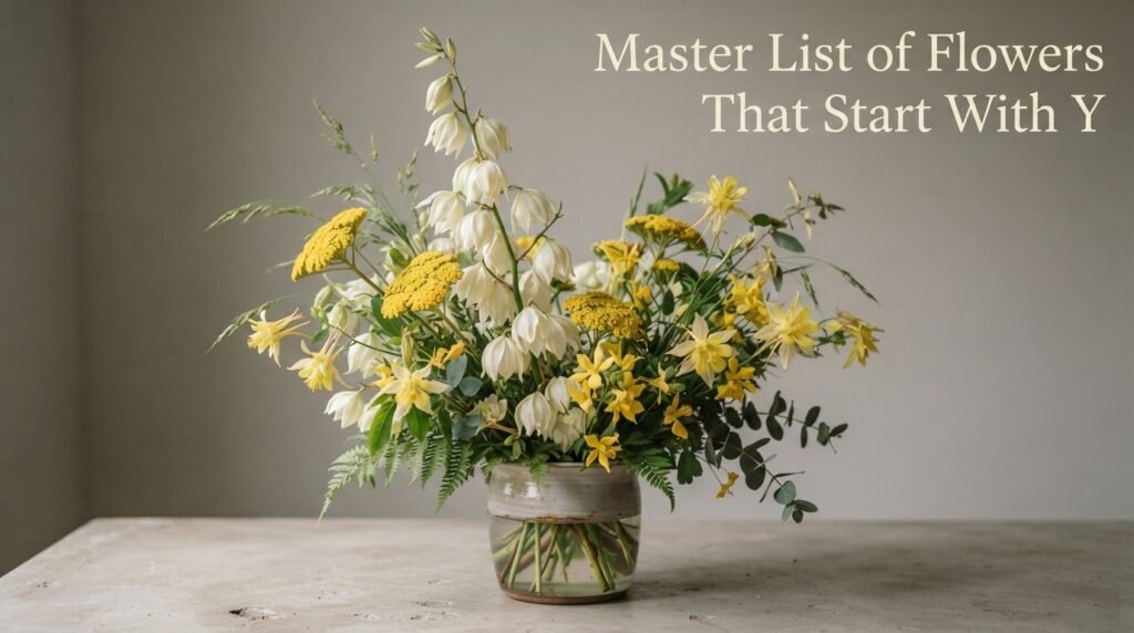 Master List of Flowers That Start With Y