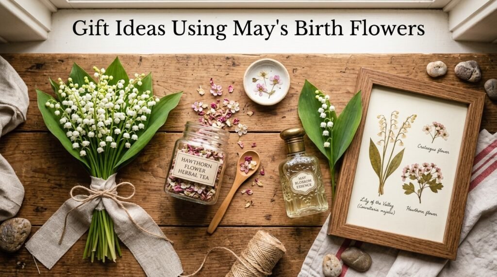 Gift Ideas Using May's Birth Flowers