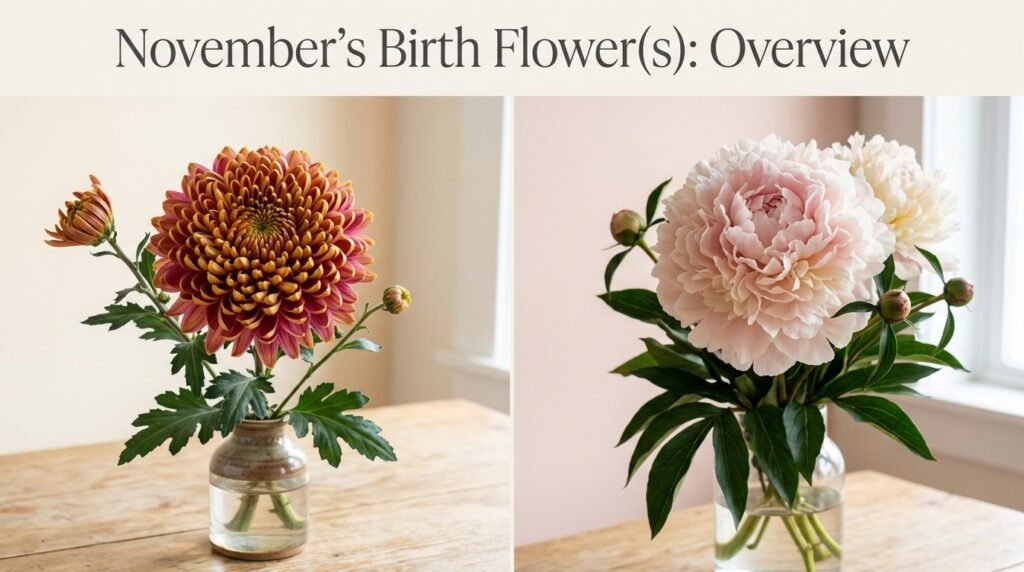 November's Birth Flower(s): Overview