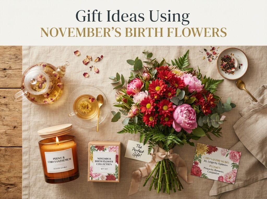 Gift Ideas Using November's Birth Flowers