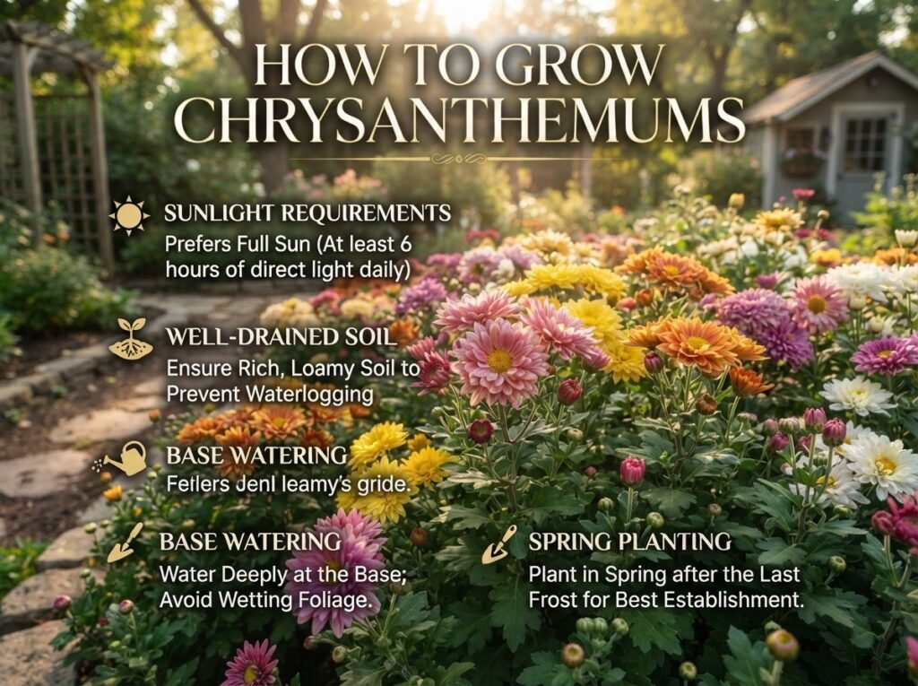 How to Grow Chrysanthemums