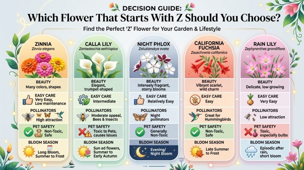 Decision Guide: Which Flower That Starts With Z Should You Choose?