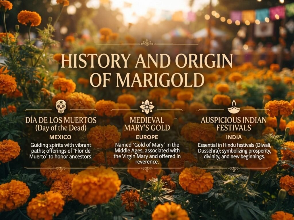 History and Origin of Marigold