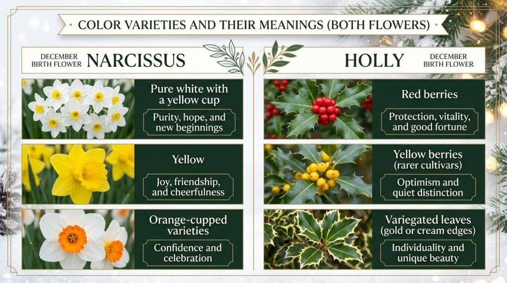 Color Varieties and Their Meanings (Both Flowers)