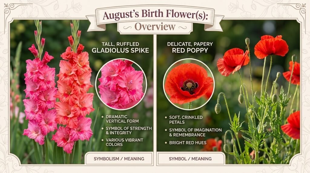 August's Birth Flower(s): Overview