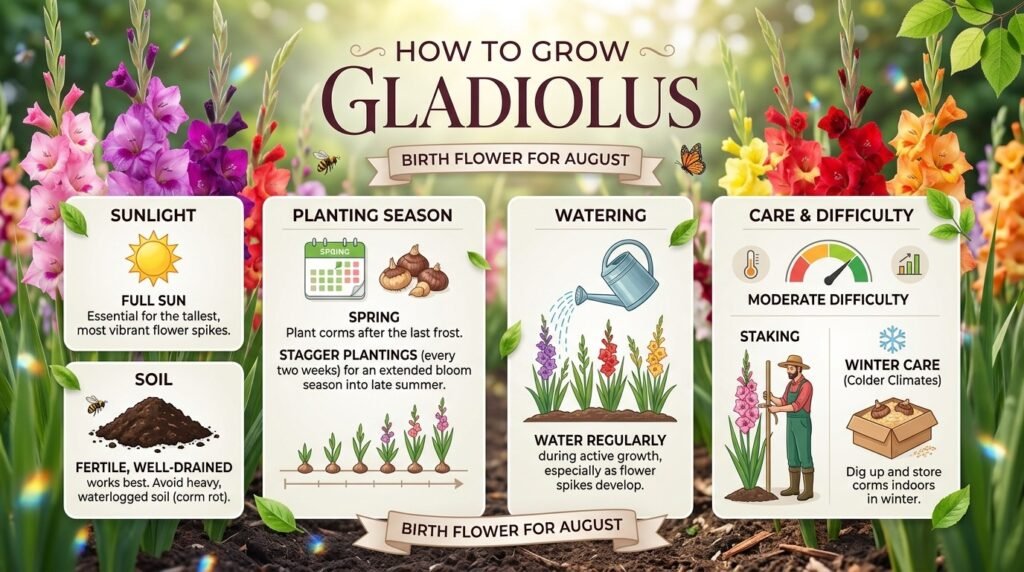 How to Grow Gladiolus