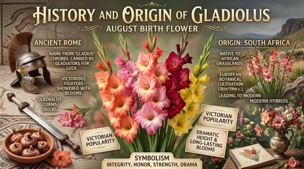 History and Origin of Gladiolus