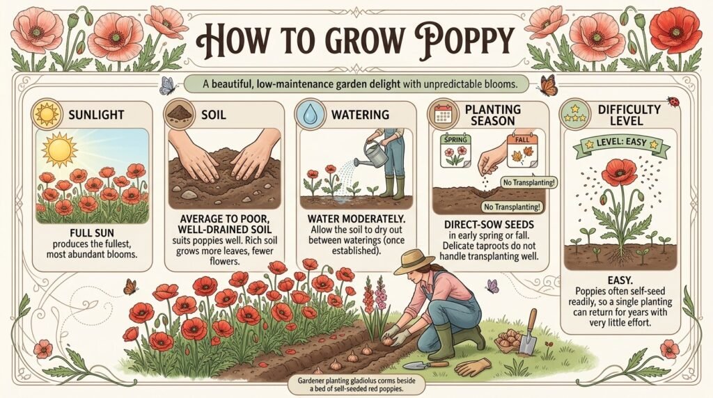 How to Grow Poppy