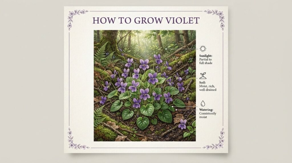 How to Grow Violet