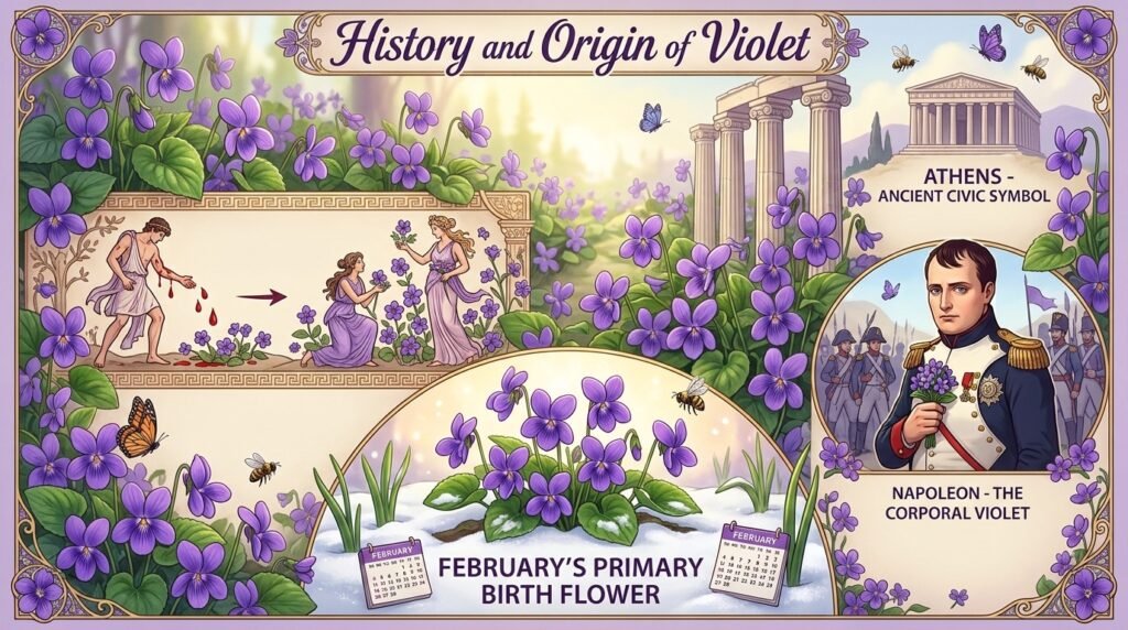 History and Origin of Violet
