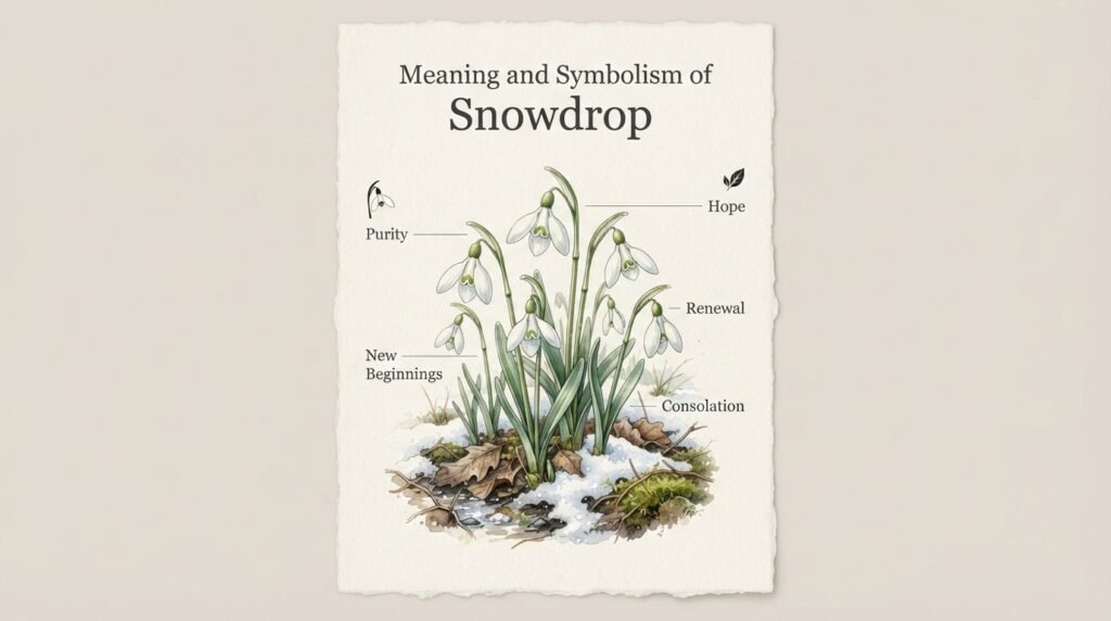 Meaning and Symbolism of Snowdrop