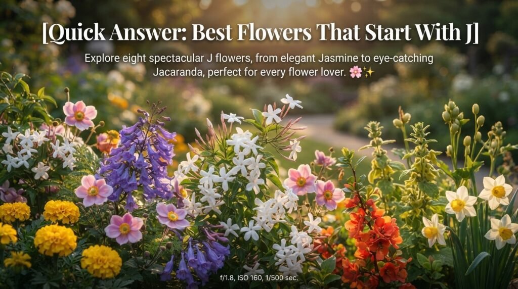 Quick Answer: Best Flowers That Start With J