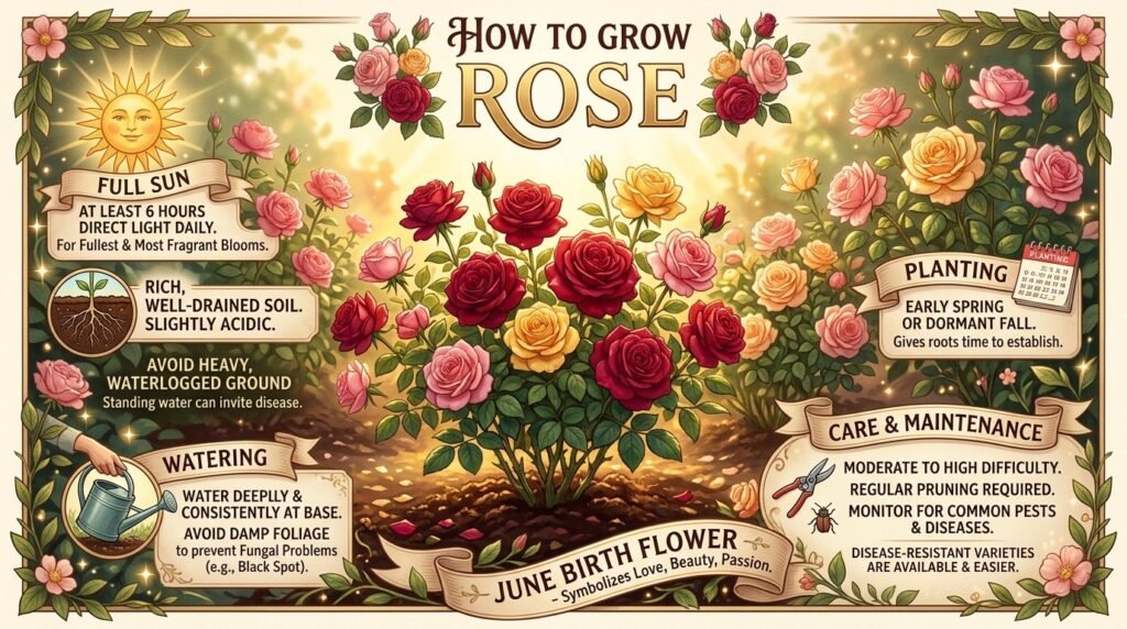 How to Grow Rose