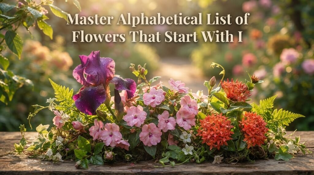 Master Alphabetical List of Flowers That Start With I