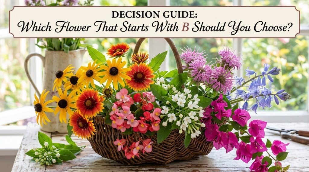 Decision Guide: Which Flower That Starts With B Should You Choose?