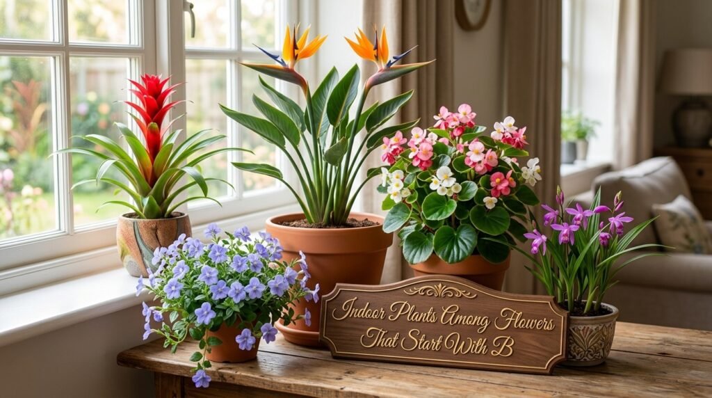 Indoor Plants Among Flowers That Start With B