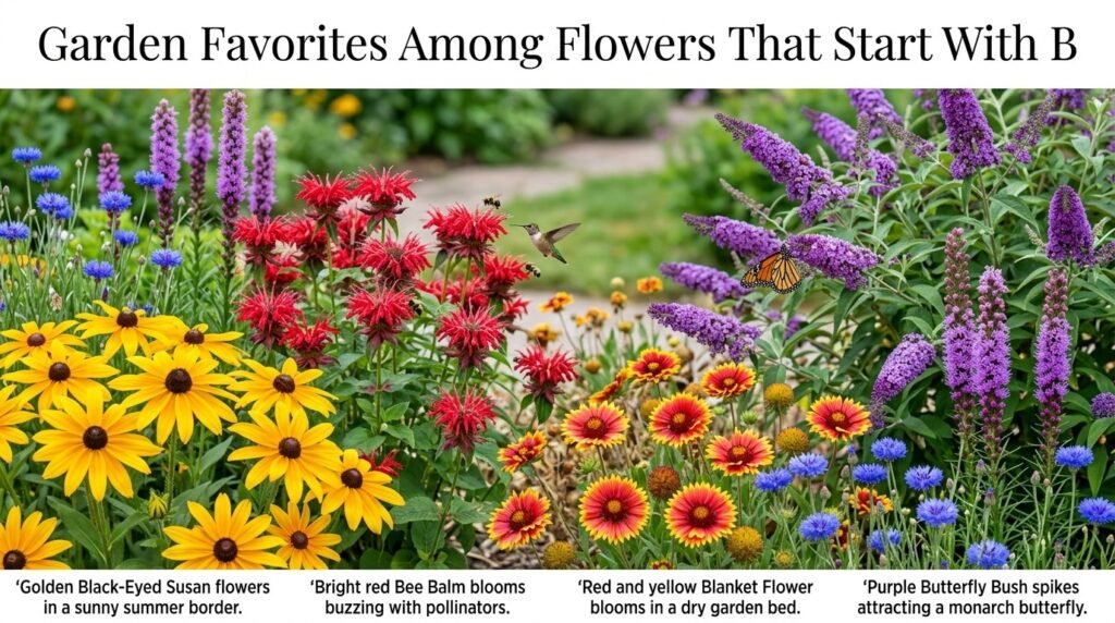 Garden Favorites Among Flowers That Start With B